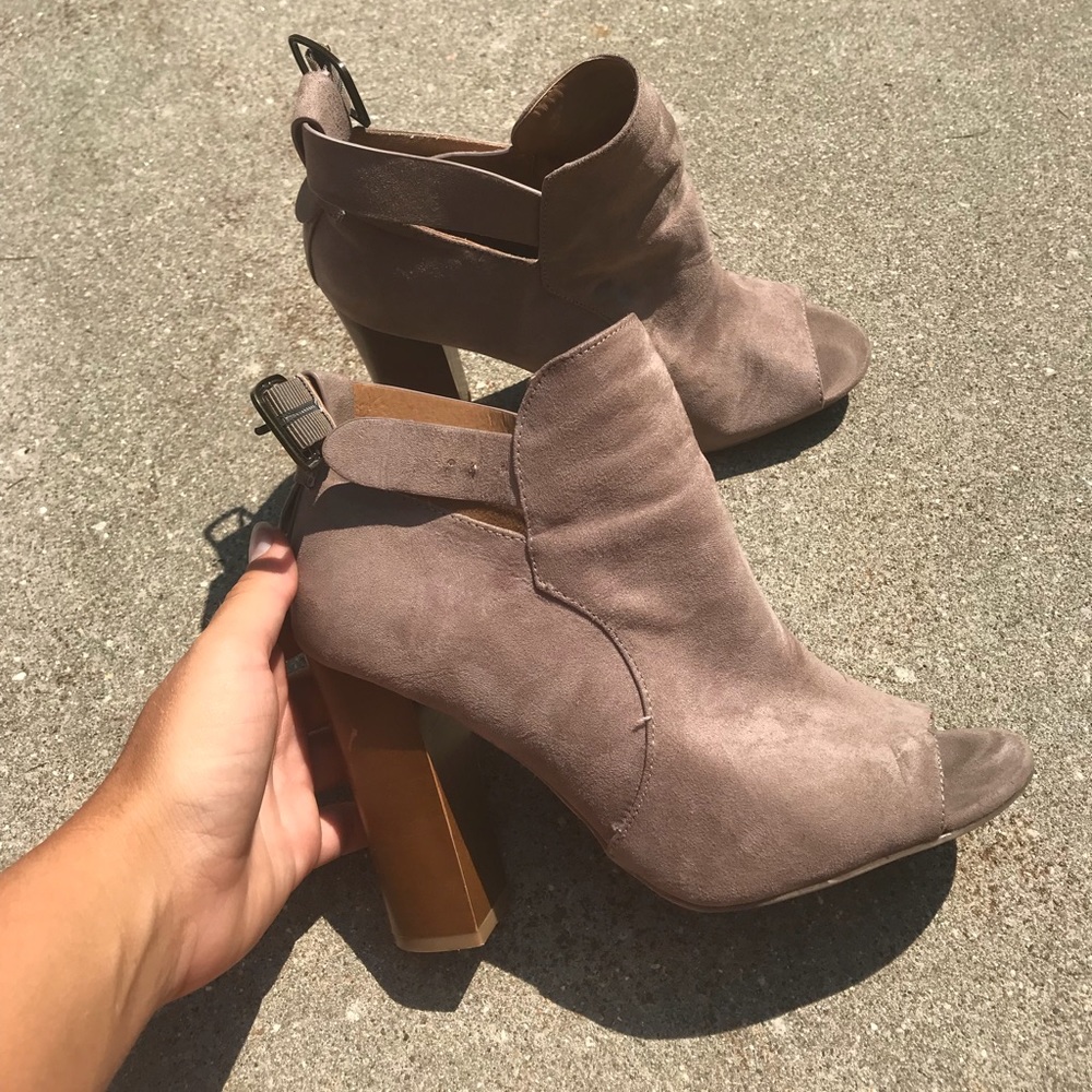 Brown Bamboo Booties